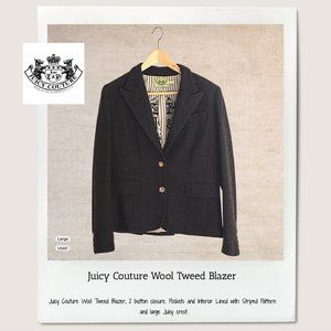 Juicy Couture Wool Twed Blazer